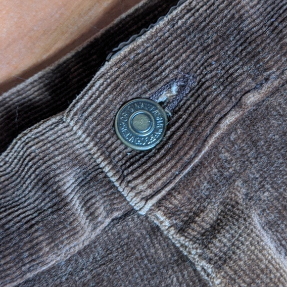 VINTAGE alphabet club corduroy pencil skirt - Picture 4 of 7